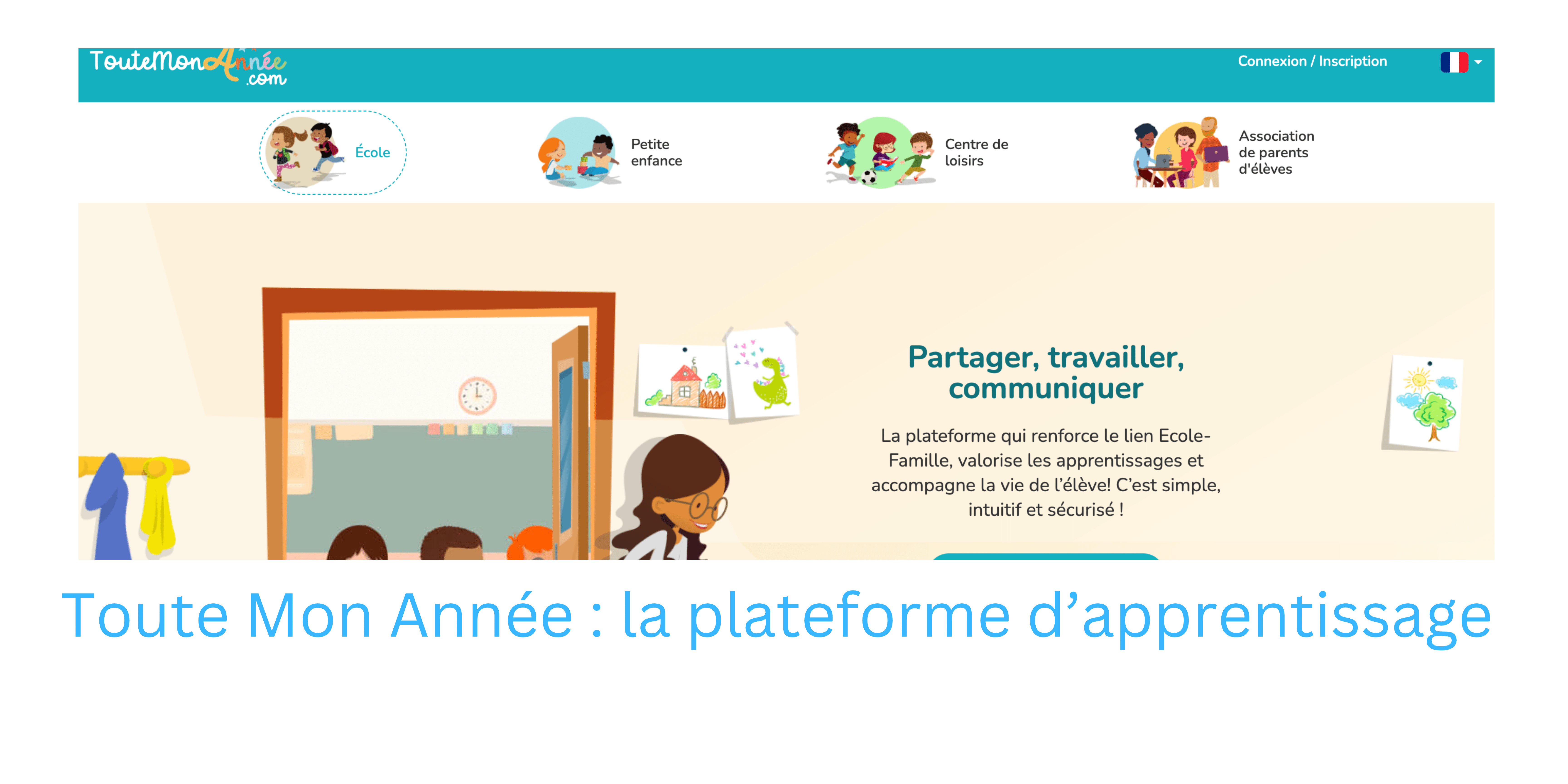 Toute Mon Année : plateforme d'apprentissage